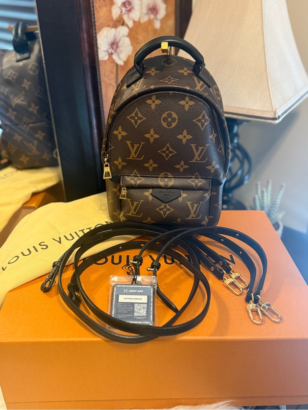 🌸Louis Vuitton Brown Monogram Mini Palm Springs🌸